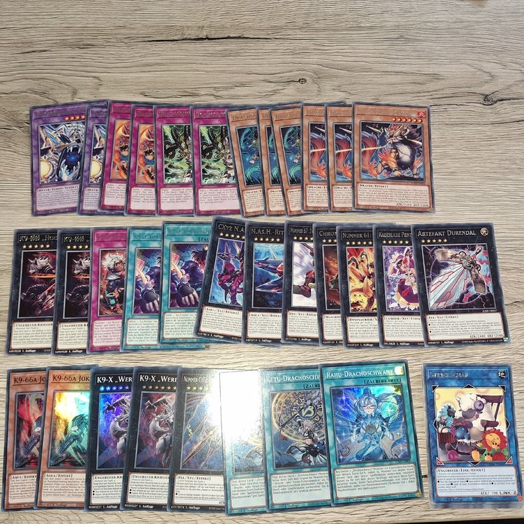 40 YUGIOH Karten aus JUSH 8 Super Rare (Neu (gemäss Beschreibung)) in ...