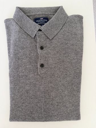 Polo en maille fine Lexington gris – Taille S – NEUF