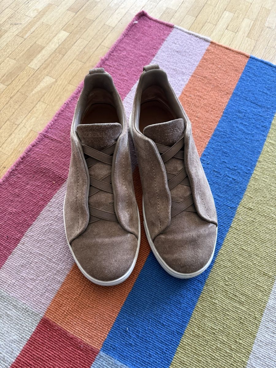Zegna Herrenschuhe: Zegna Triple Stitch Brown – Gebraucht aus Genève von SG_73 1