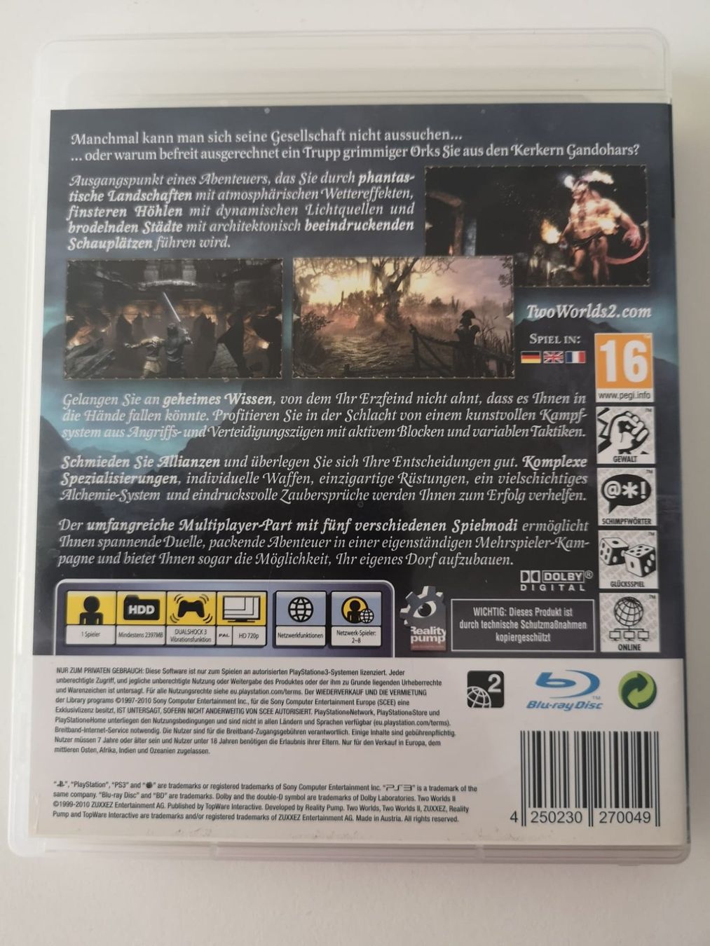 Sony Spiele: Two Worlds (PS3) – Gebraucht aus Herisau von Seyashop1 2