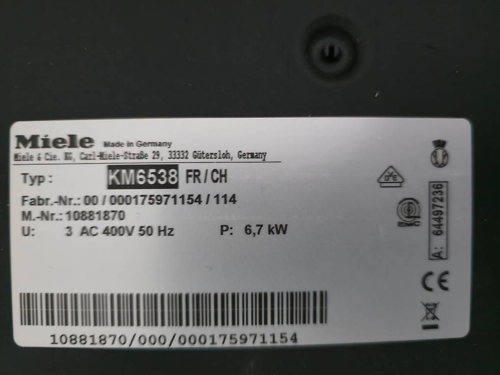Cuisinières: Miele Kochfeld KM 6538 FR / CH – D'occasion à Oberwil BL par Falke2TM 2