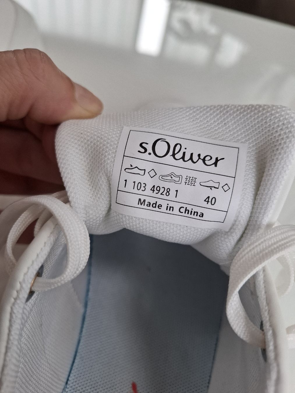 S.Oliver Chaussures femmes: S.Oliver Sneaker Weiss Gr.40 NEU – Neuf (Voir description) à Winterthur par -.S.B.- 3