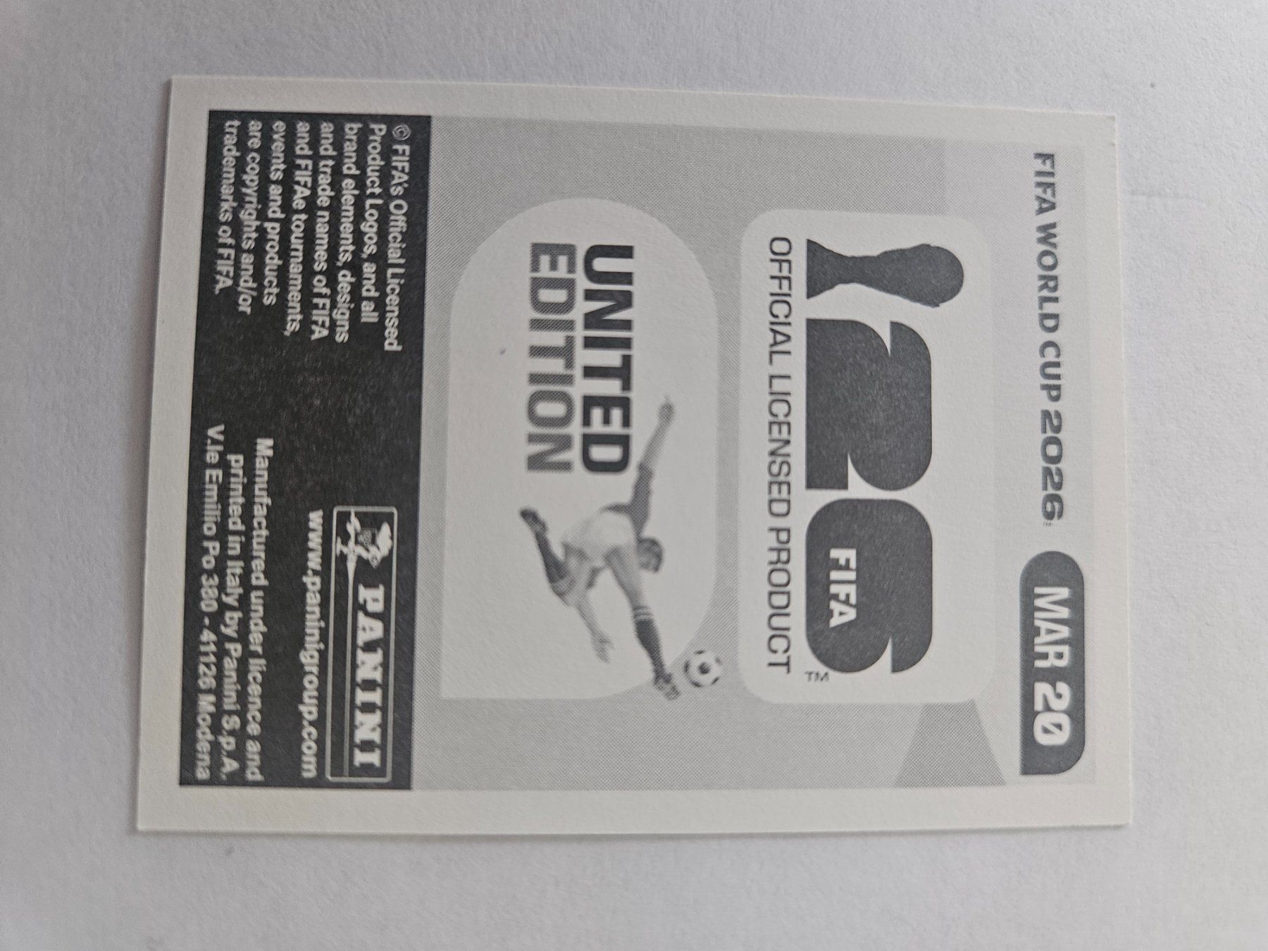Panini Carte collezionabili: MAR 20 – Usato da Würenlingen venduto da Dinli 1