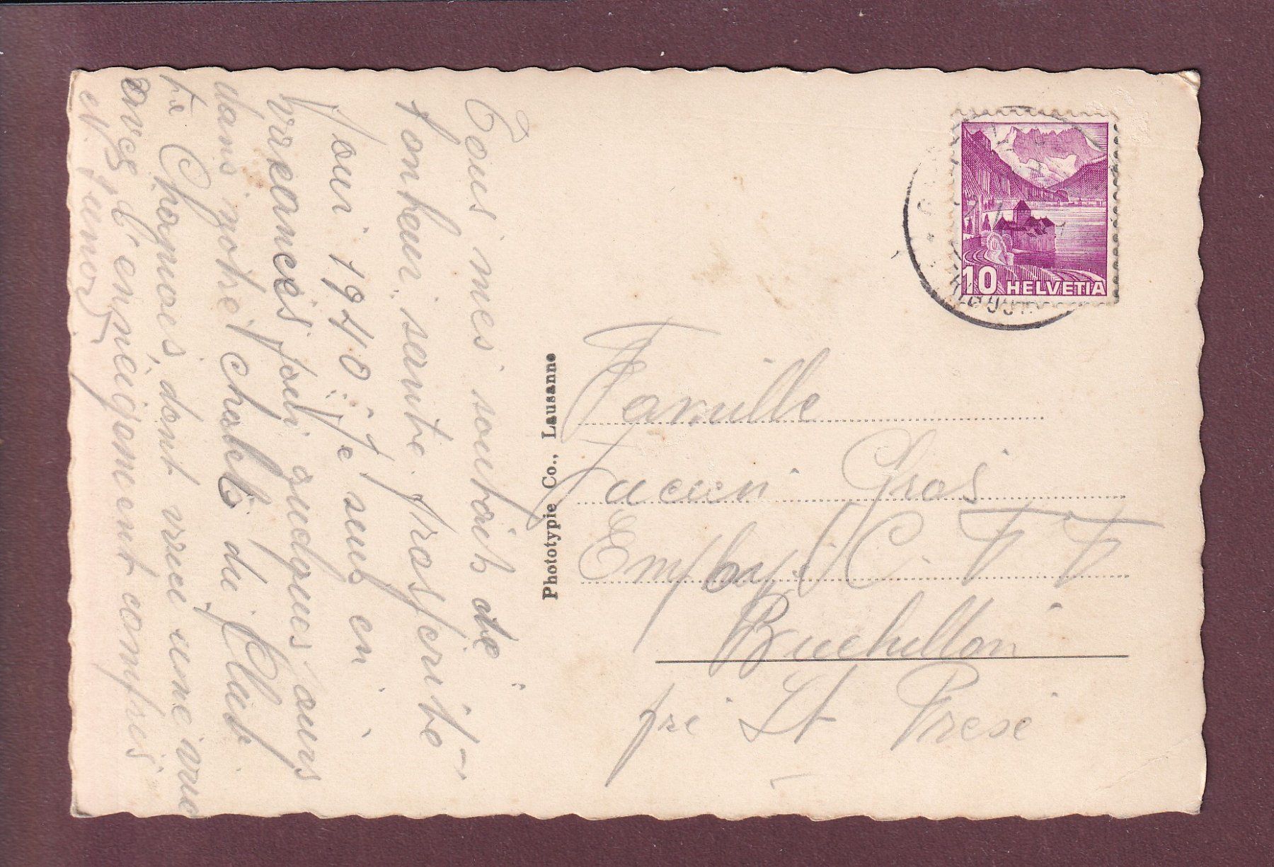 Cartes postales: LES DAILLES sur Châtel St. Denis - Le Chamois – D'occasion à Pully par nicecards 1