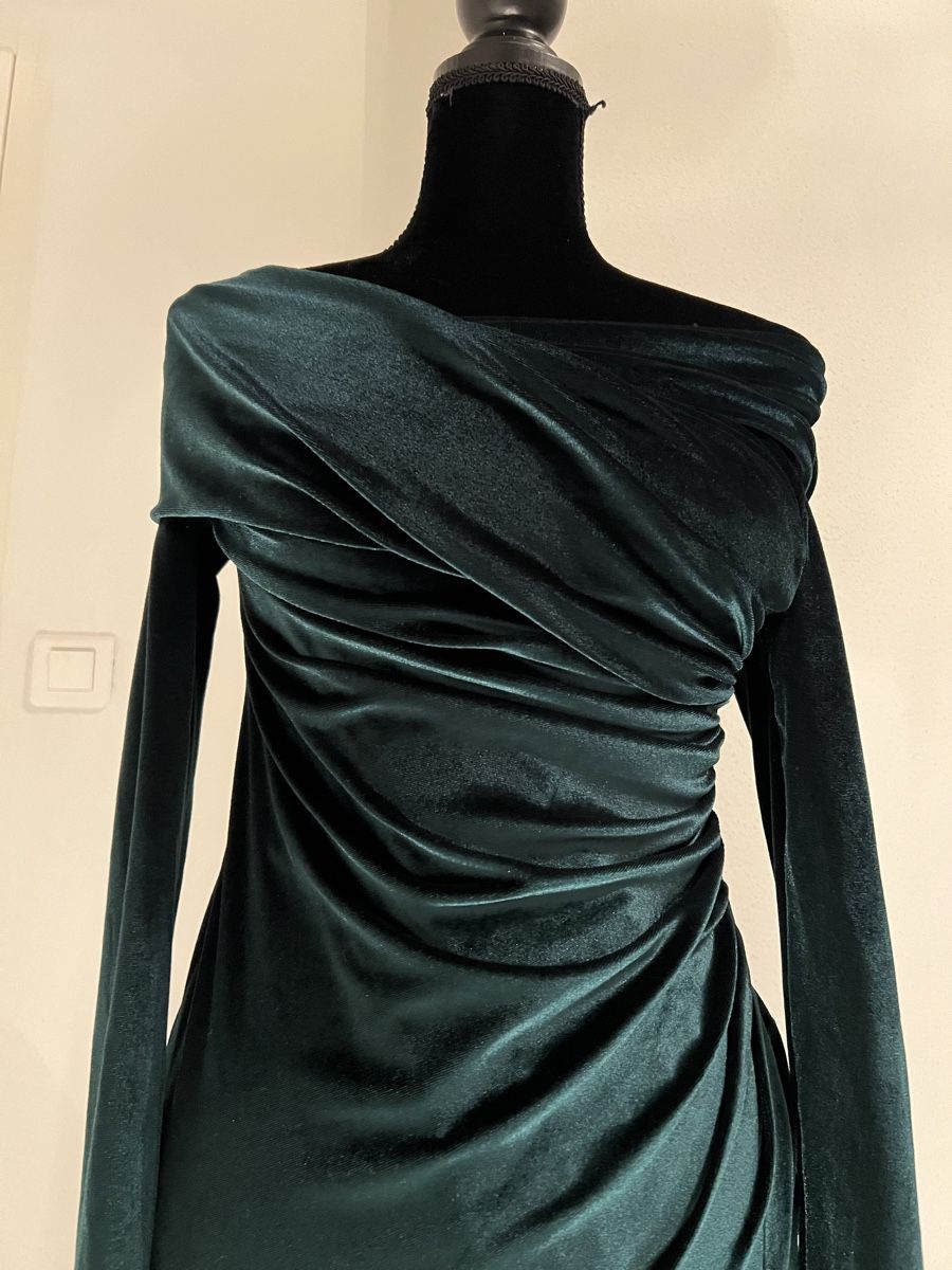 Vestiti: Robe vert kaki en velours - jamais portée – Nuovo e nell'imballaggio originale da Neuchâtel venduto da Rosavitabella 3