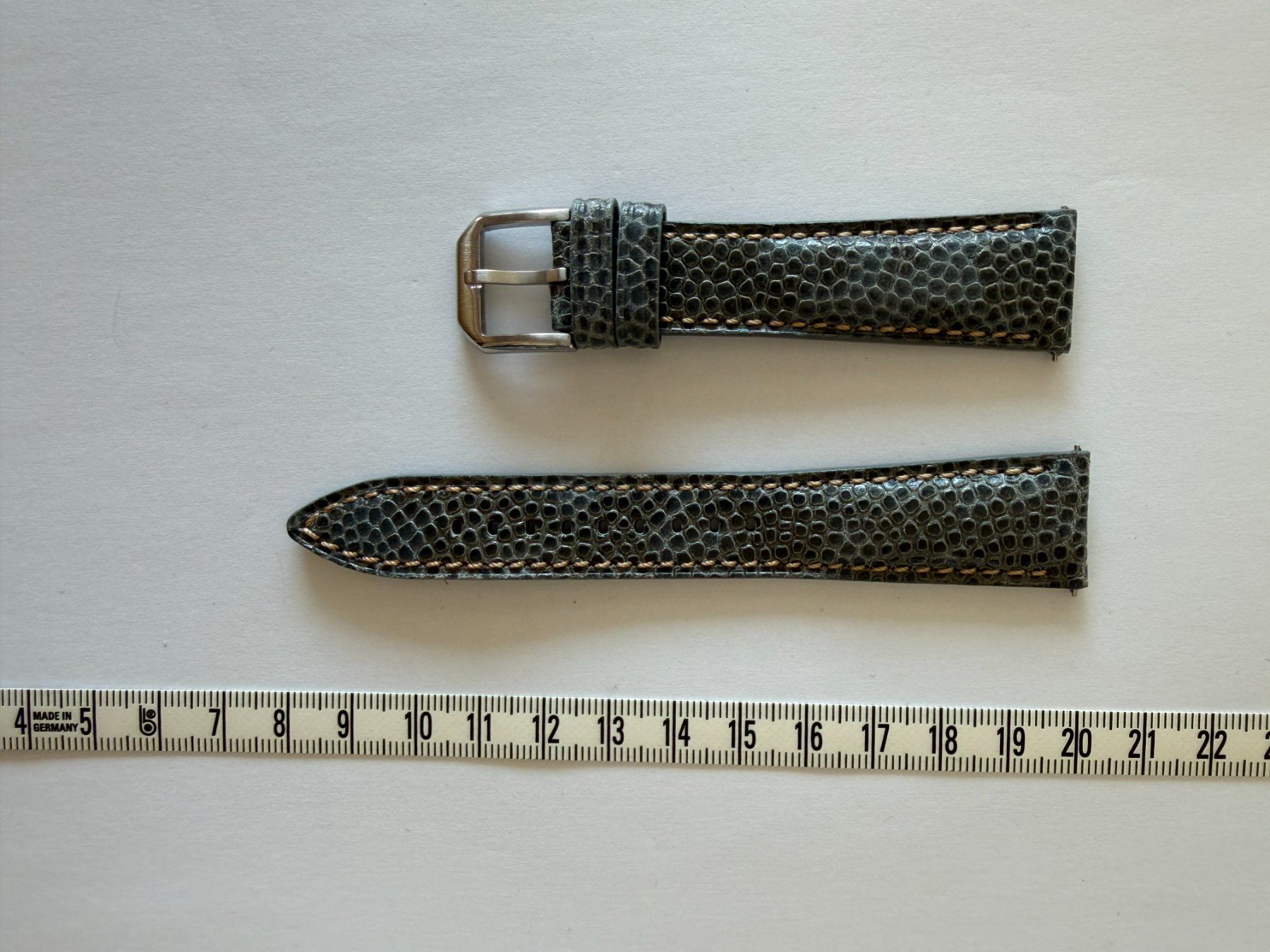 Bracciali & Braccialetti: Leather watch strap, new, 20mm – Usato da Genève venduto da gau_6t8p 1