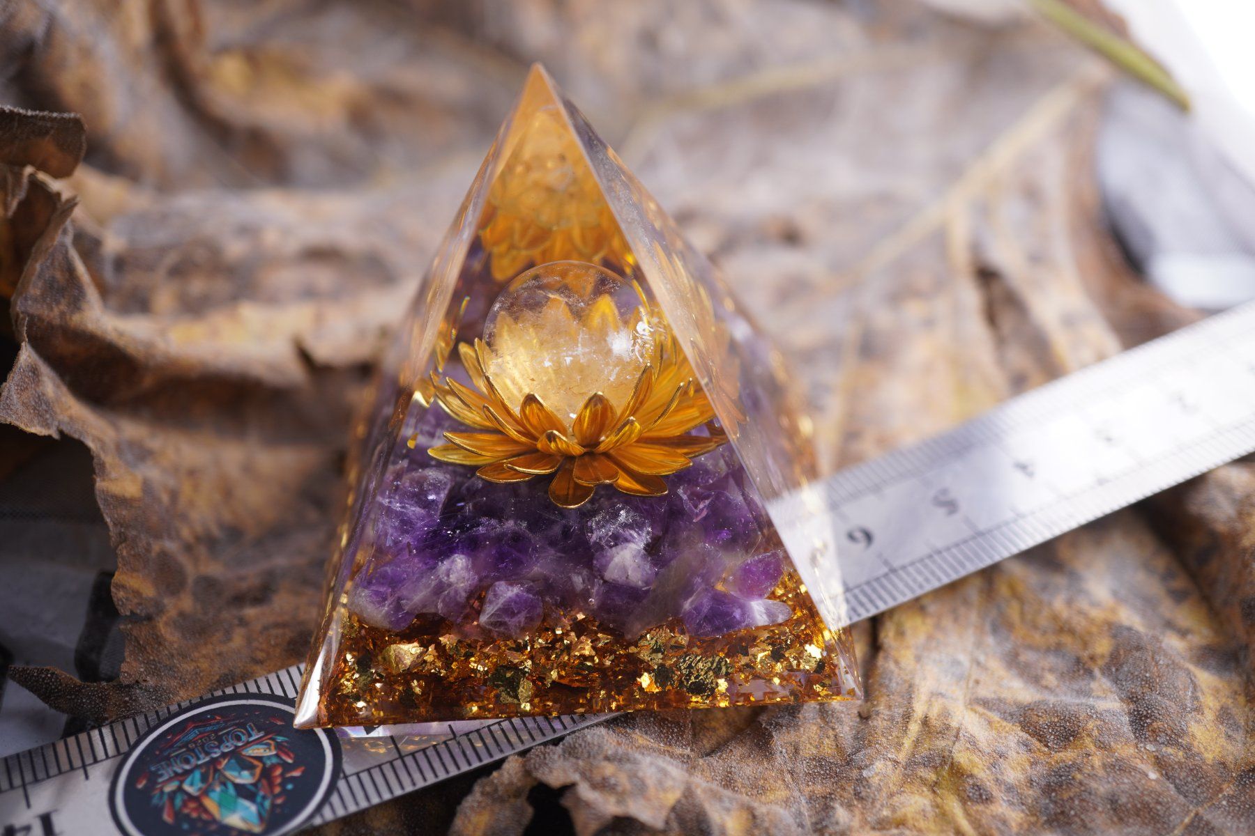 Minerali & Pietre curative: Orgonit Pyramide Amethyst   Räumung    (1) – Nuovo e nell'imballaggio originale da Eschenbach SG venduto da topstone 4