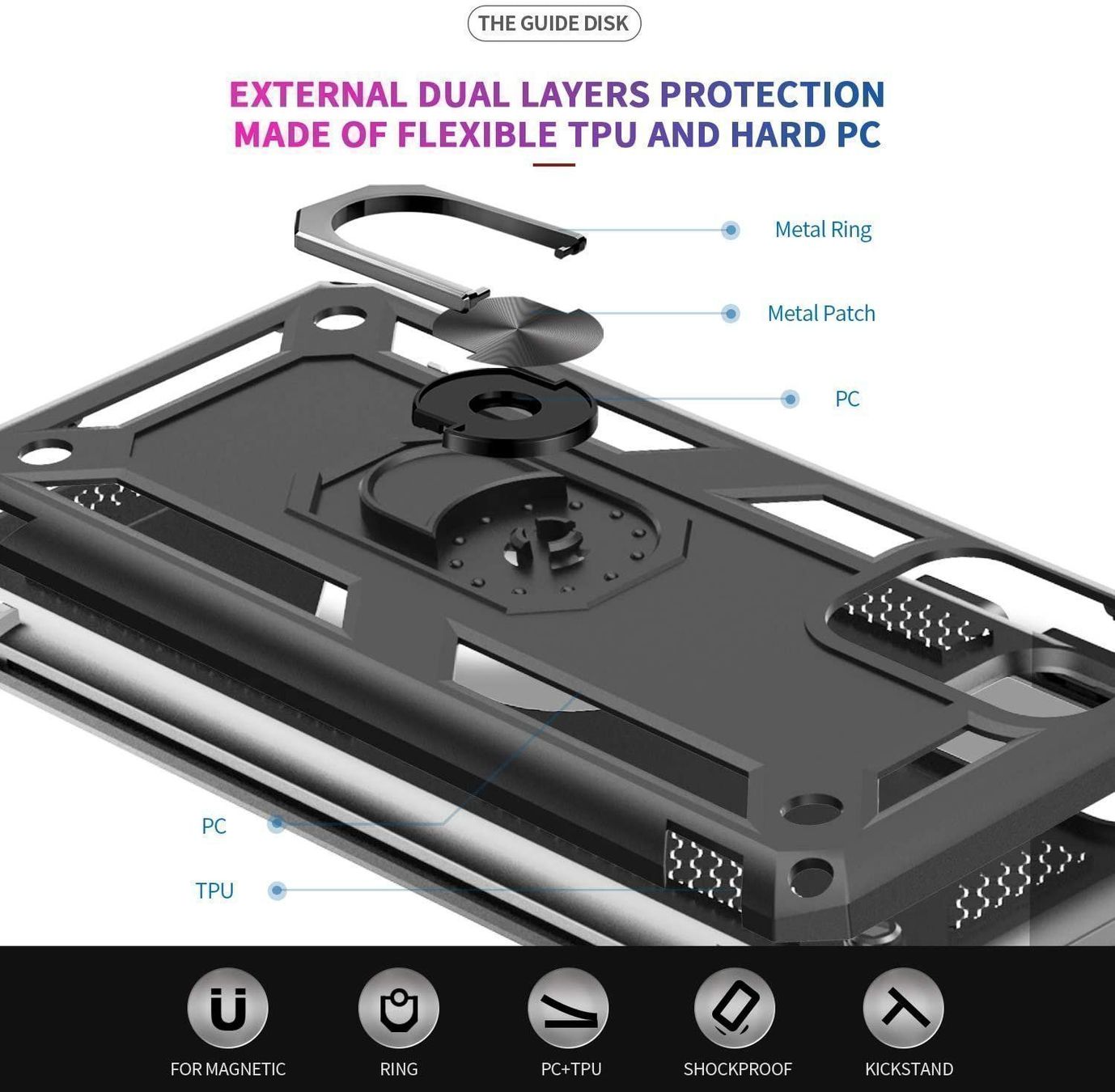 Ring Cover Magnet Case Etui Hülle für Samsung Galaxy S20 FE (Neu und ...