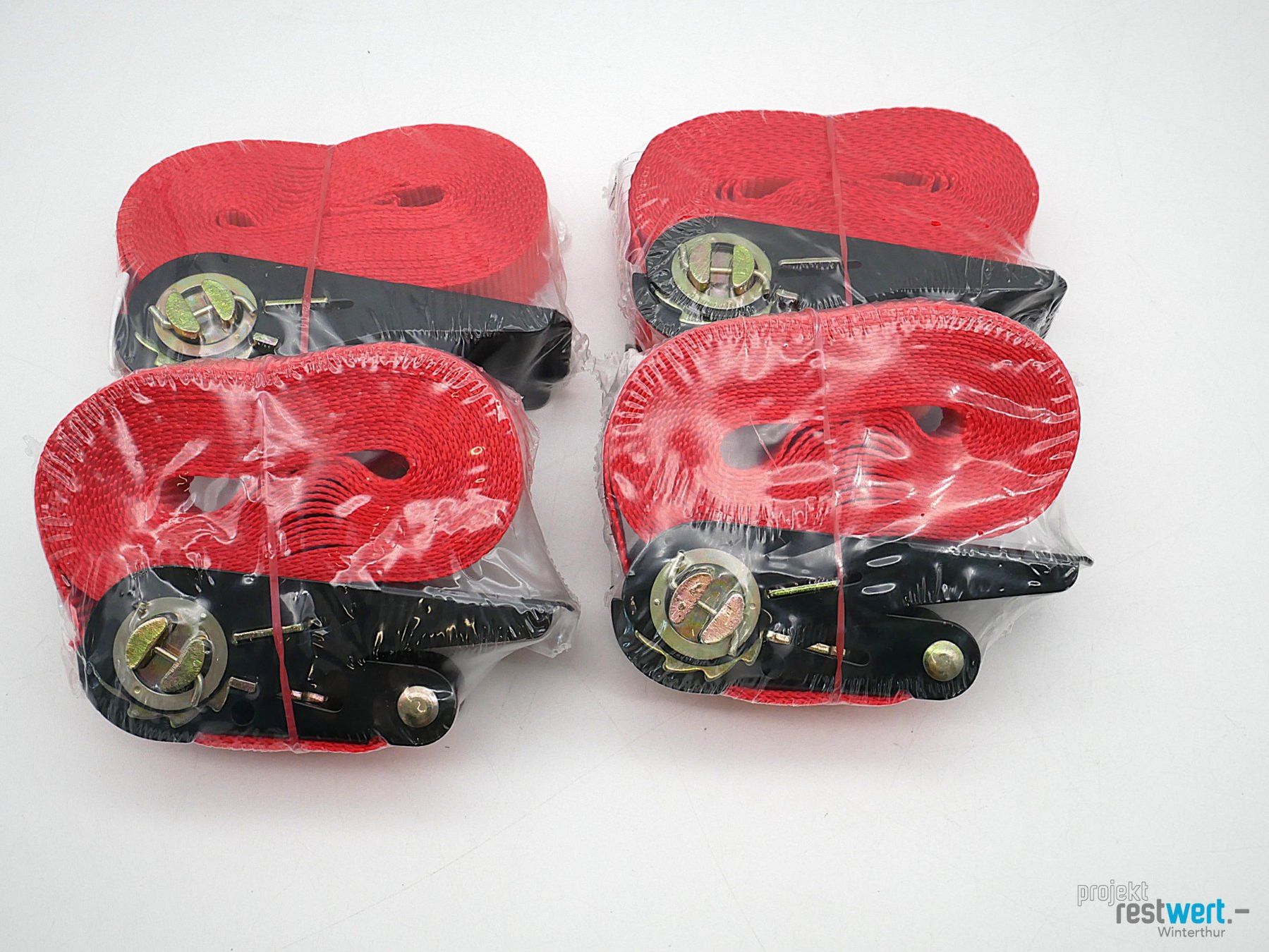 Tous les outils: STIER Spanngurt 5m 4er-Set, 400kg, Rot – Neuf avec emballage d'origine à Winterthur par Restwert_Winterthur 2