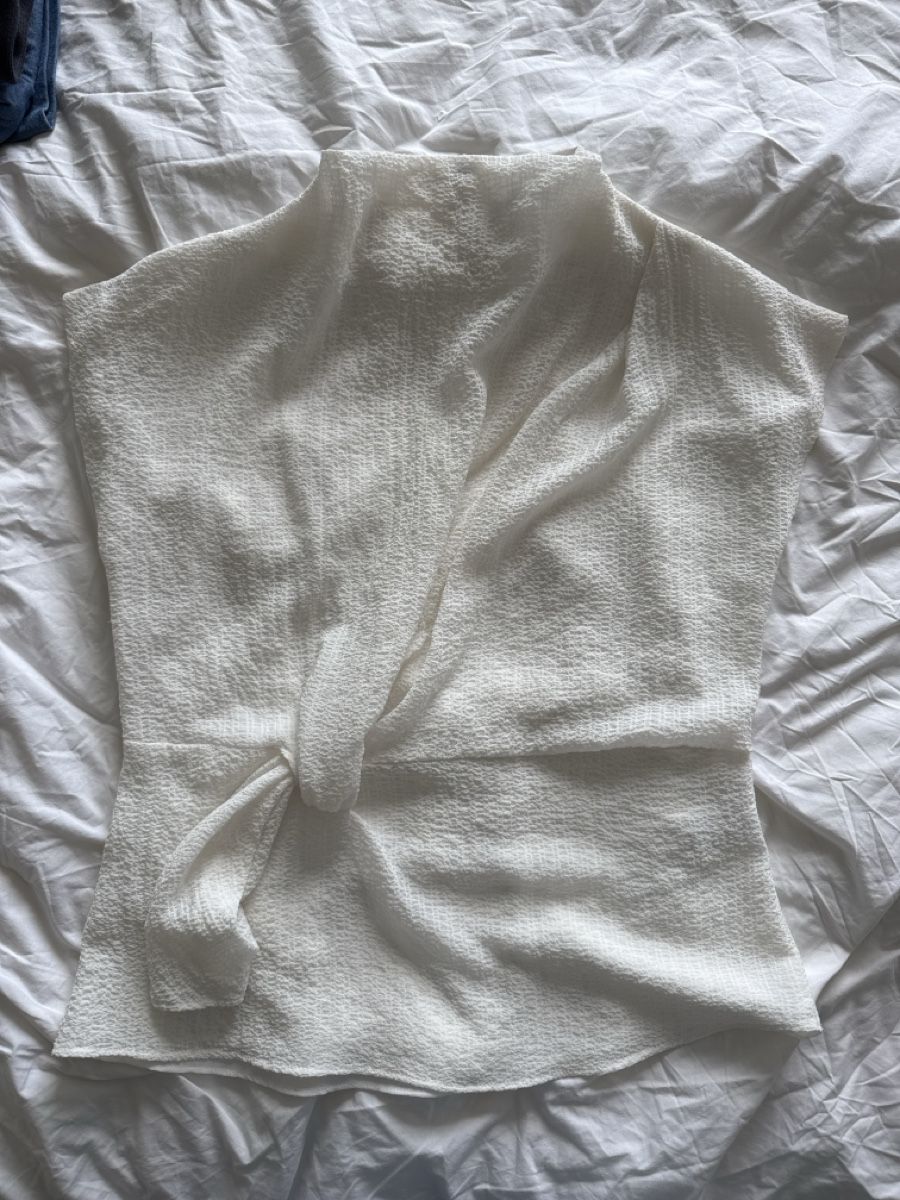 Calvin Klein Top: CALVIN KLEIN Top ecru Gr. S – Usato da Zürich venduto da maleaaa