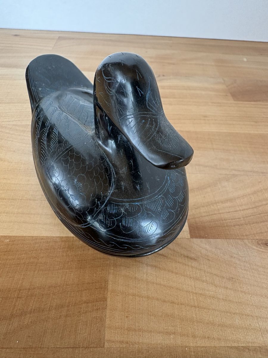 Statuette: Enten Dose aus Holz – Usato da Rümlang venduto da SchumBru10 3