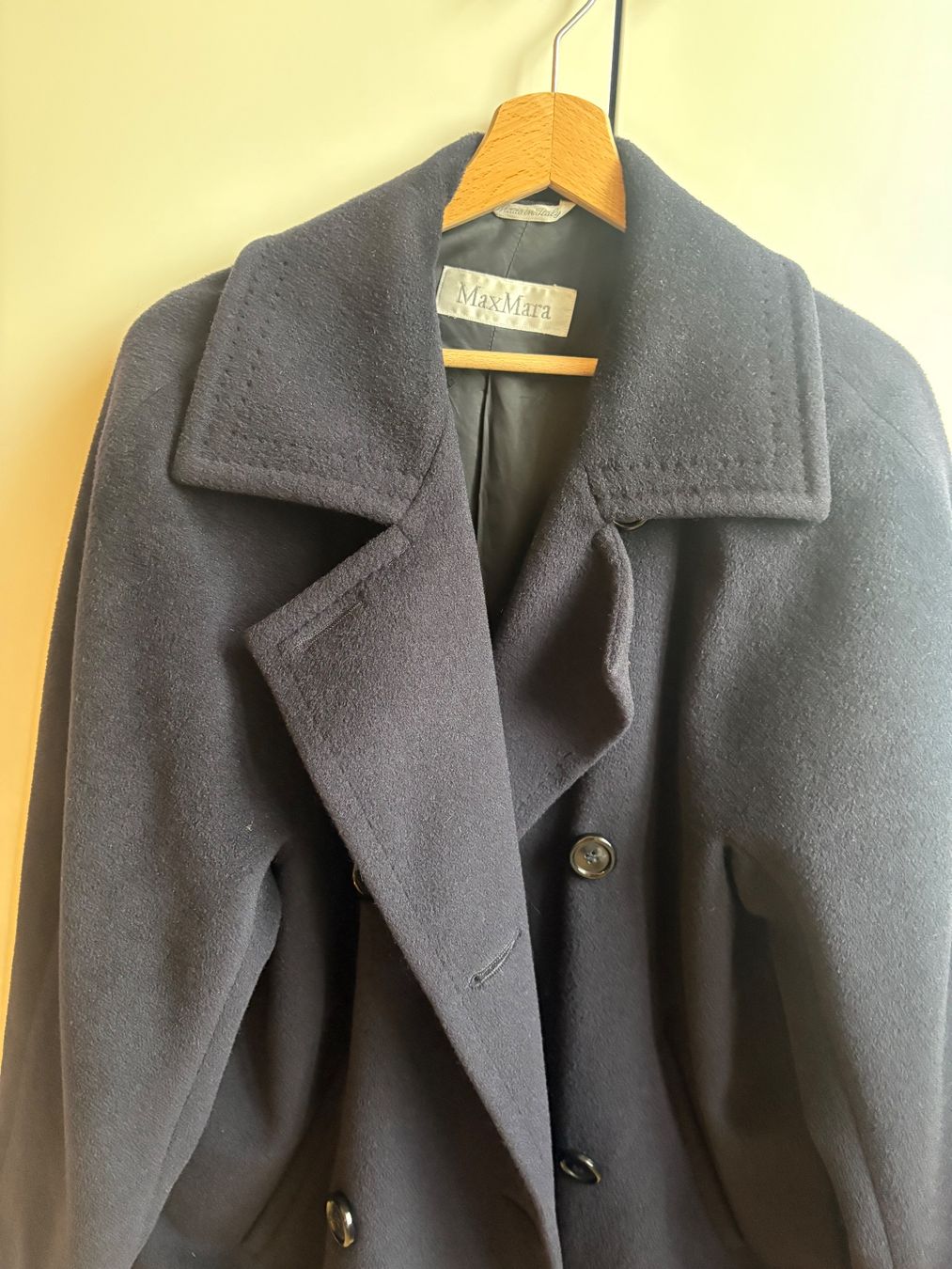 Max Mara Cappotti: Dunkelblauer wunderschöner max mara mantel – Usato da Zürich venduto da ritzo1 7