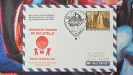 CL35 Carte Postale + Timbre Autriche 1991 Theme Ballon