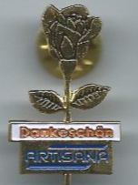 Placchette & Badge: ARTISANA Dankeschön Pin – Usato da Zürich venduto da t24_de