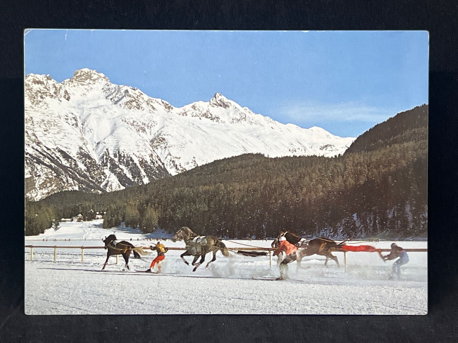 Cartoline postali: St. Moritz mit Piz Languard – Usato da Widnau venduto da Brusi9