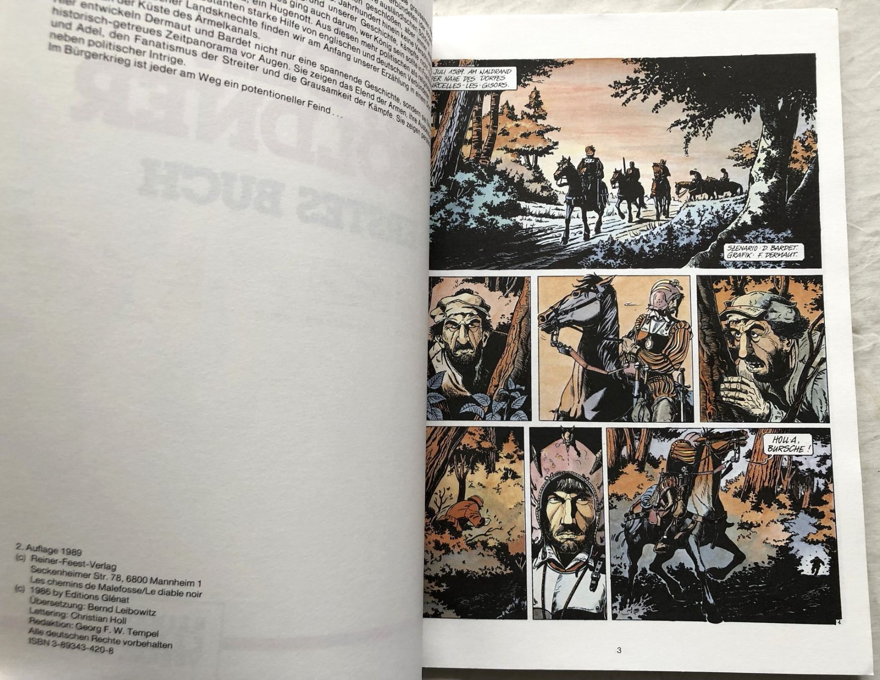 Fumetti: Malefosse der Söldner - Band 1 – Usato da Schaffhausen venduto da durruti 2