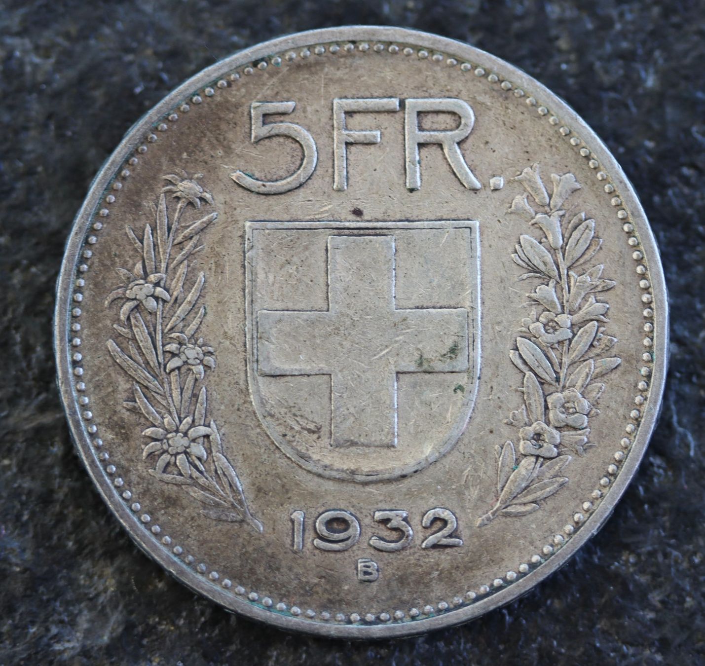 Toutes les monnaies: 5 CHF 1932 – D'occasion à Rheinfelden par Fitscherella