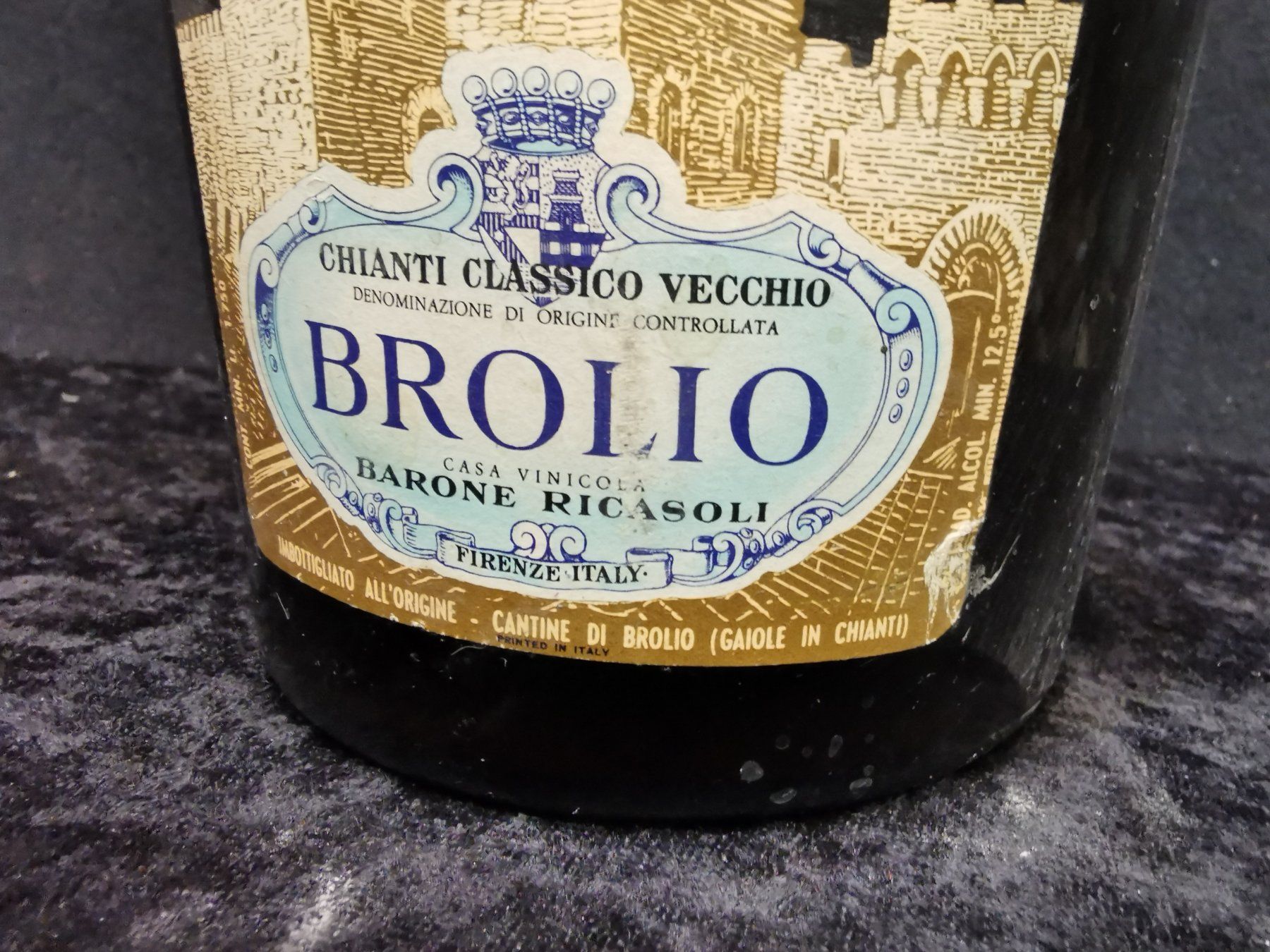 Wein: 175 CL BROLIO 1970 CHIANTI ITALY – Neu (gemäss Beschreibung) aus Genève von Leboucheoreilles 5