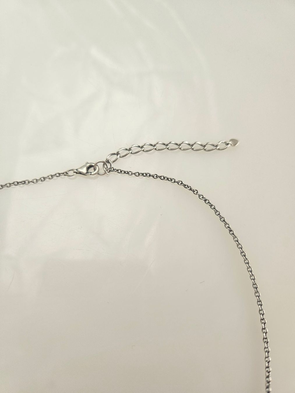 Catenine: Silber Kette mit Amethyst – Nuovo (secondo la descrizione) da Winterthur venduto da ste_tcx5 3