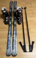 Ski Set mit Head Skis, Head Skischuhe inkl. Stöcke gebraucht