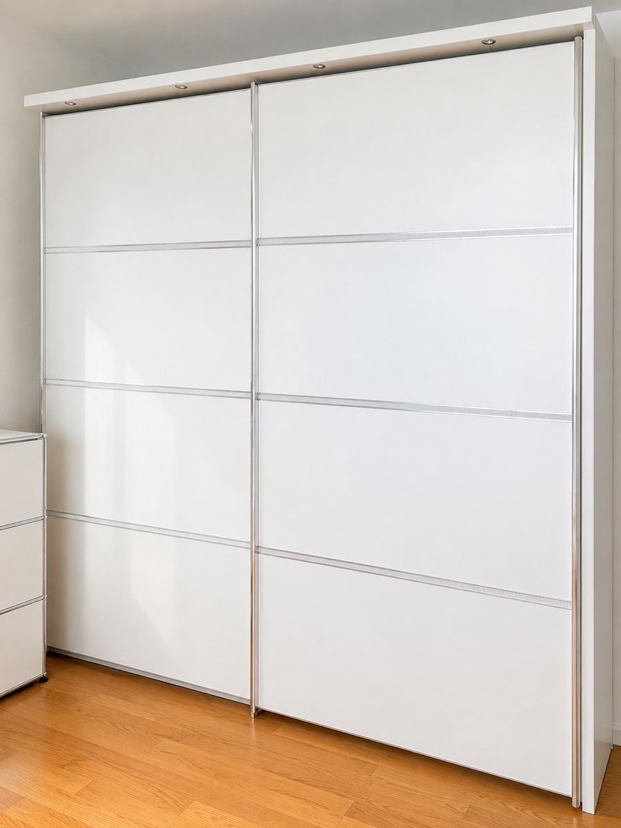 Armadi: Weisser, hochwertiger Kleiderschrank – Usato da Winterthur venduto da Colorada13 1