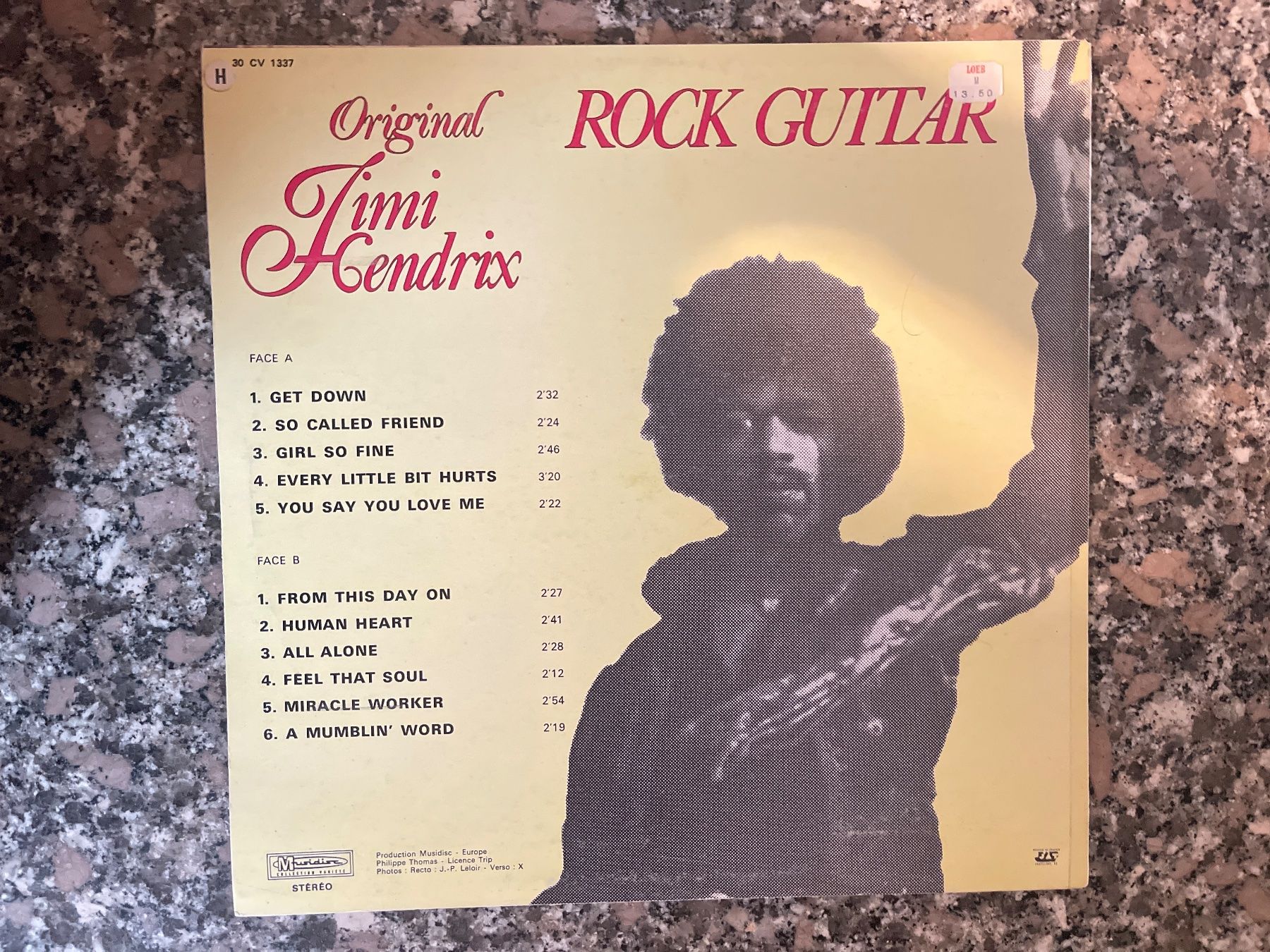 Dischi in vinile: A767/Jimi Hendrix Rock Guitar – Usato da Frutigen venduto da Philippe_jsp 1