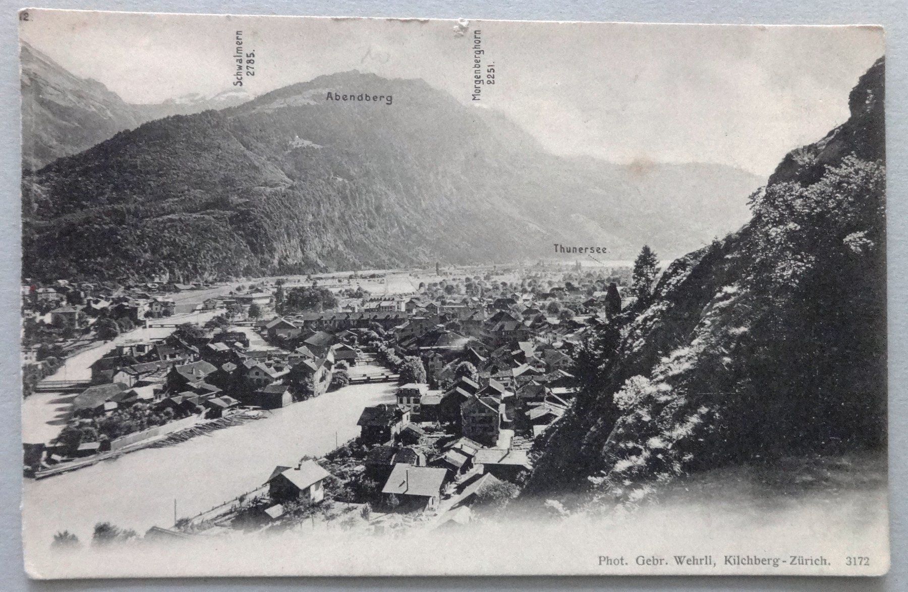 Cartoline postali: Interlaken - Thunersee – Usato da Fétigny venduto da Billy2miny