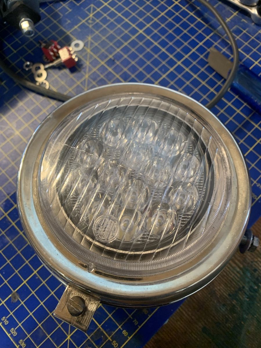 Puch Mofa-Ersatzteile: Scheinwerfer Tipo 105 LED – Gebraucht aus Preverenges von Savoie1914