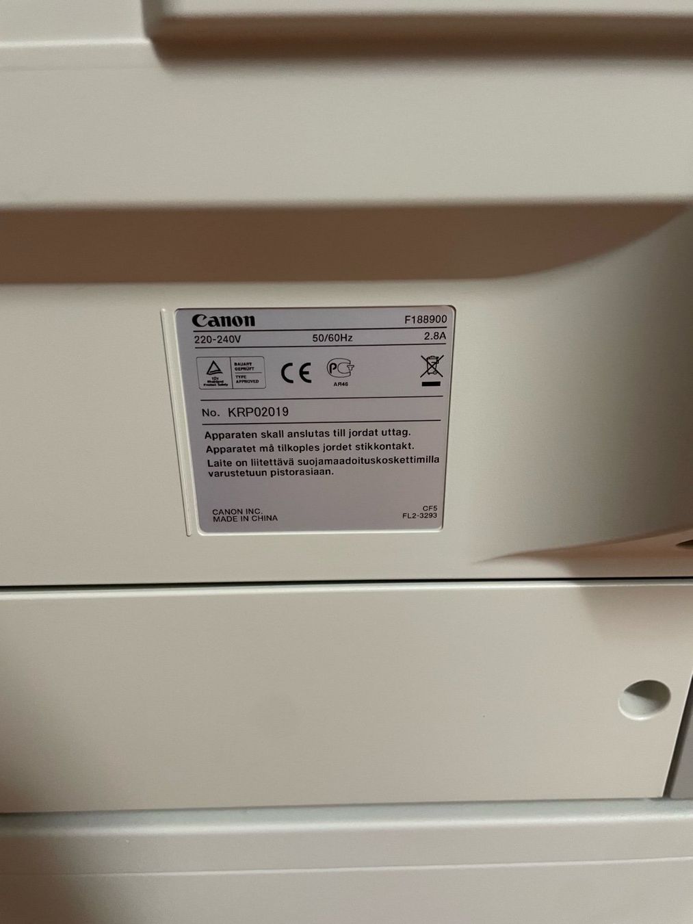 Canon Stampanti: Canon iR2020 Multifunktionsdrucker – Usato da Eichberg venduto da chr_6kgp 6