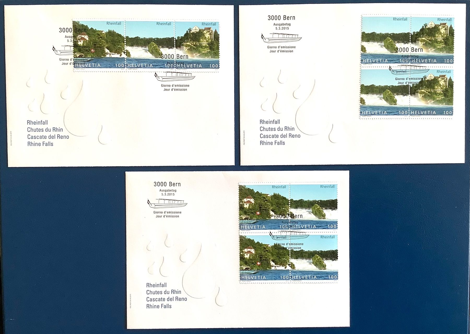 Tutti i francobolli: 2015 / FDC Rheinfall FDC / Div. Kombinationen – Nuovo (secondo la descrizione) da Liestal venduto da Skunk02