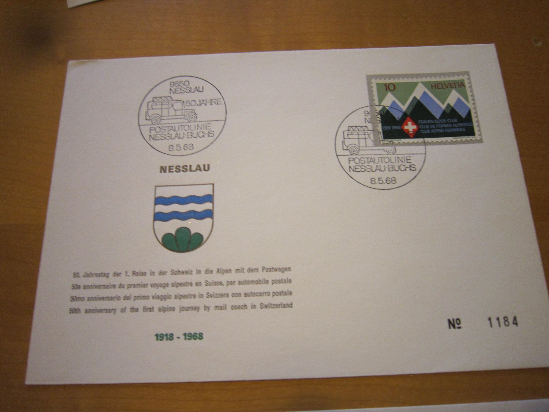 Alle Briefmarken: Lot A NESSELAU sihe Bilder 1968 – Gebraucht aus Gordola von Polentaefung 1