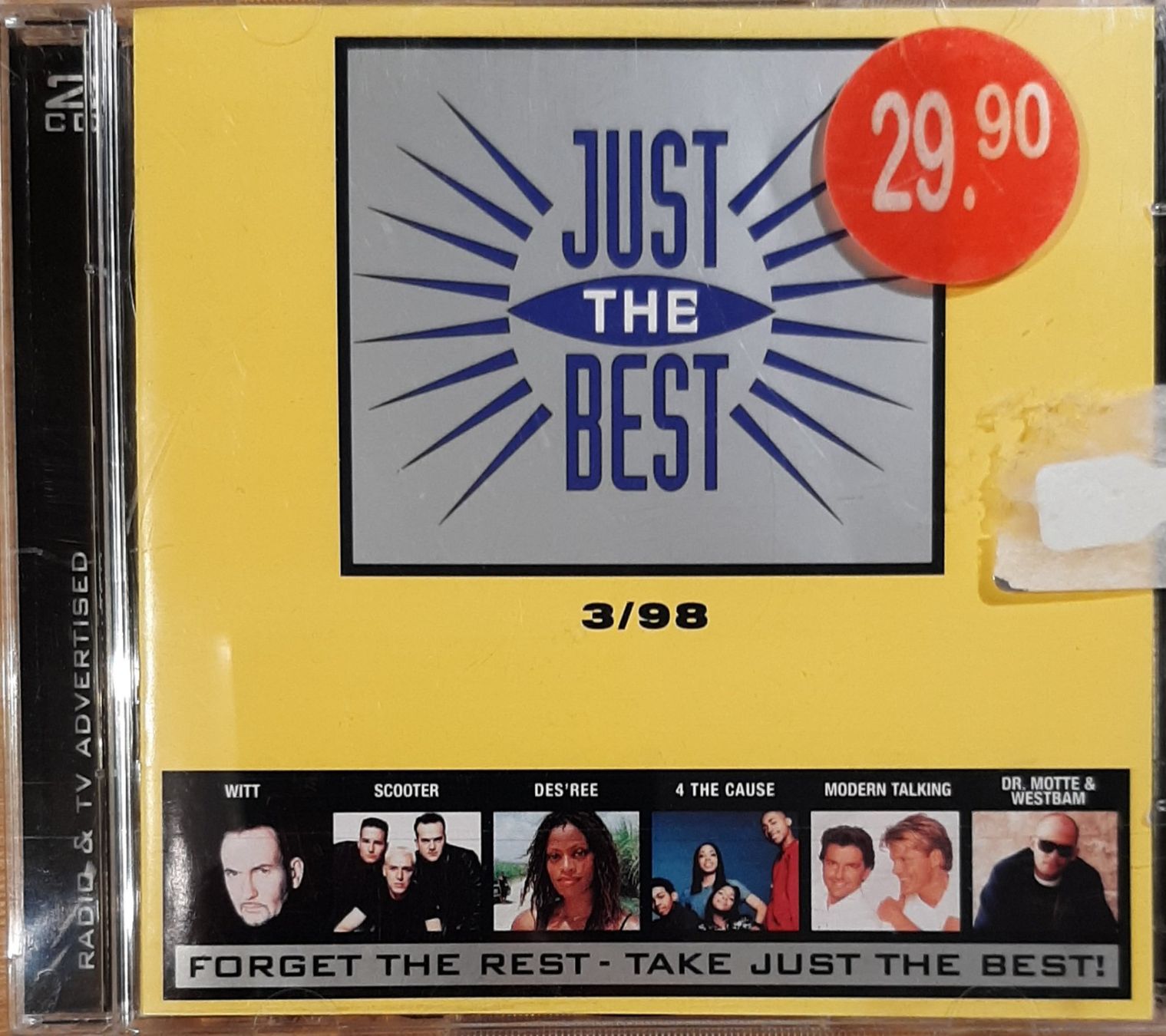 CD: Just The Best Vol. 3-98, 2CD Hit Compilation Sampler 1998 – Usato da Schönenberg TG venduto da breiti12