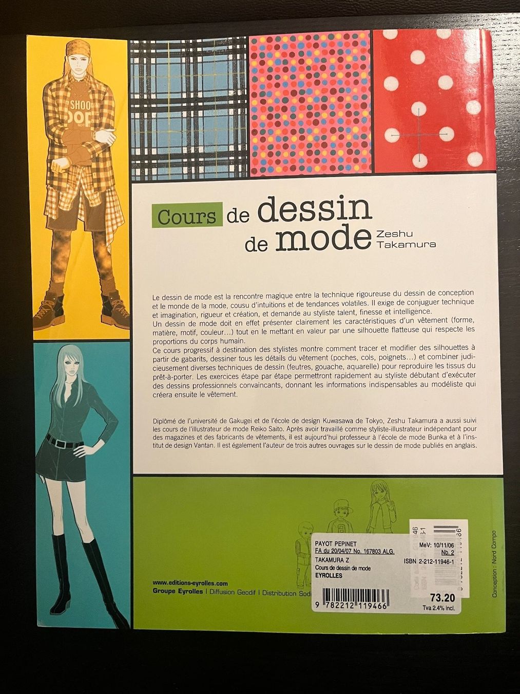 Libri: Zeshu Takamura: Cours de dessin de mode – Usato da Lausanne venduto da Kinga_Shopaholic 7