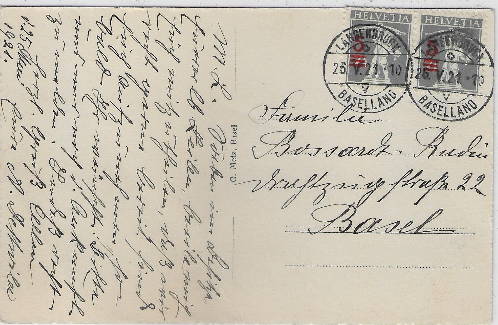 Cartoline postali: Kurort Bachthalen bei Langenbruck – Usato da Ettingen venduto da Kartenplanet 1