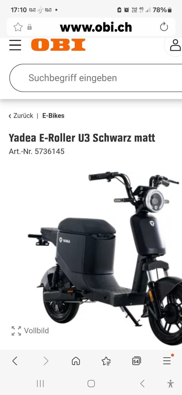 Yadea Scooter: Yadea E Scooter U3 – Difettoso da Kyburg venduto da JBMNT2020 7