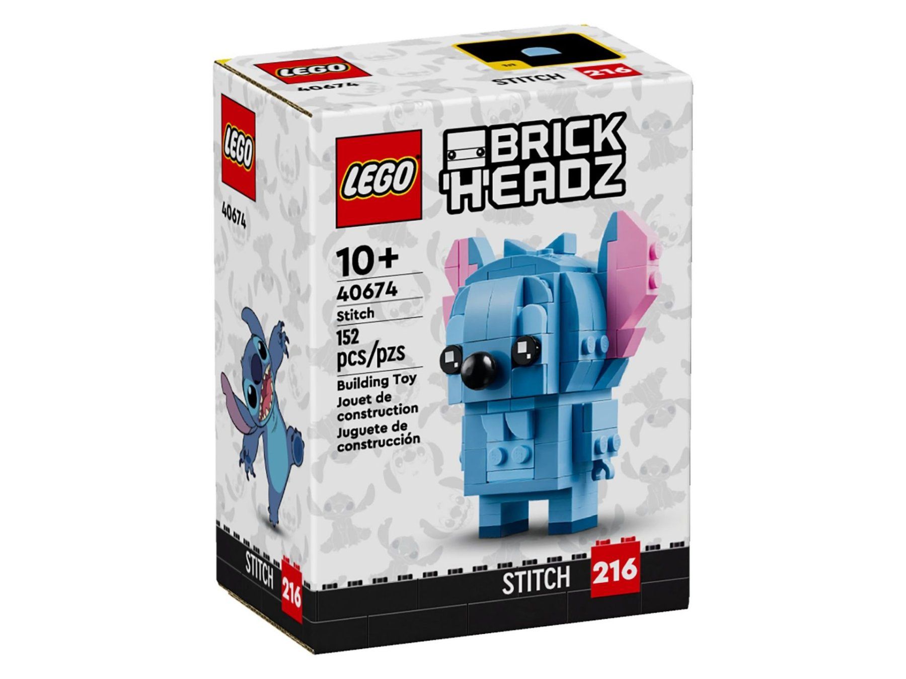 Lego Giocattoli: LEGO 40674 Brick Headz Stitch – Nuovo e nell'imballaggio originale da Winterthur venduto da mathis-spielsteine