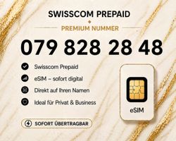 Swisscom Prepaid Premium Nummer