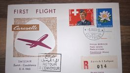 Swissair Zürich - Casablanca 05.04.1965