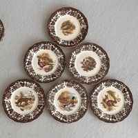 6er Set Teller Jagd-Motive "Game Series" von Palissy