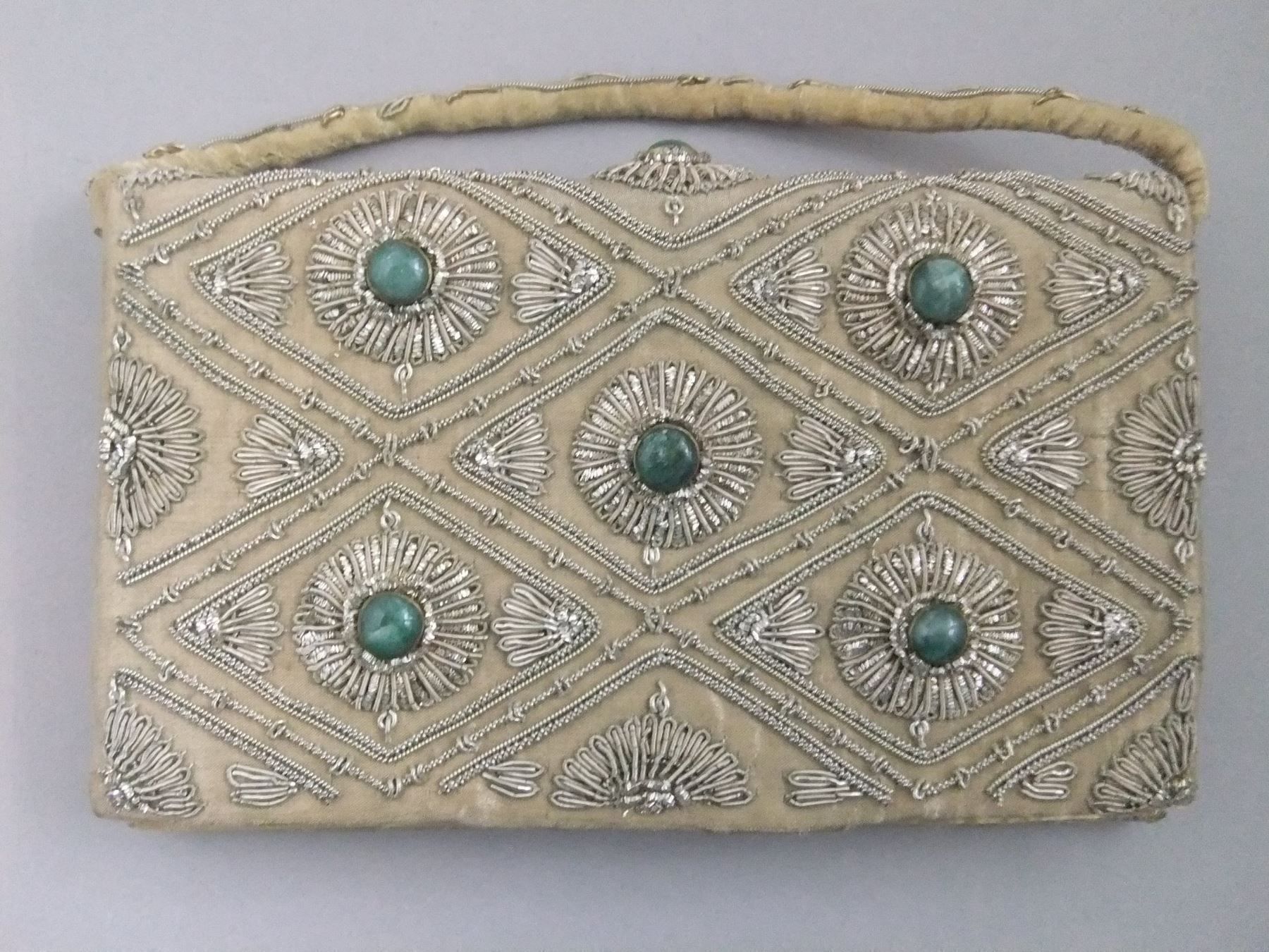 Borse da donna: Clutch mit Halbedelsteinen – Usato da Esslingen venduto da eintagammeer 1
