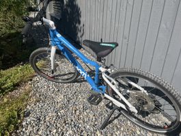 Kinderfahrrad woom 4 blau guter Zustand