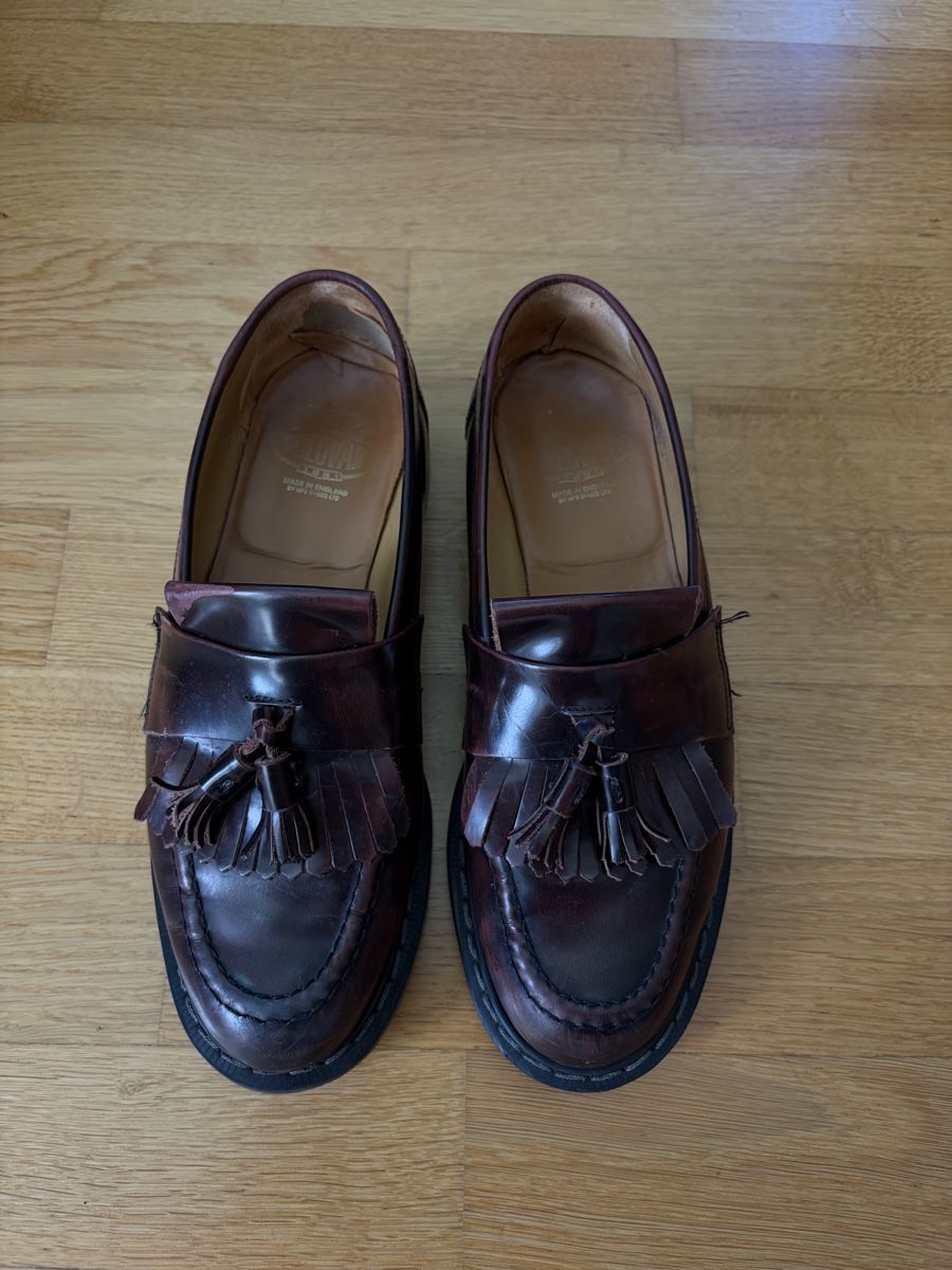 Solovair Scarpe da uomo: Solovair Tassel Loafer - Burgundy – Usato da Zürich venduto da valentin.abend 1