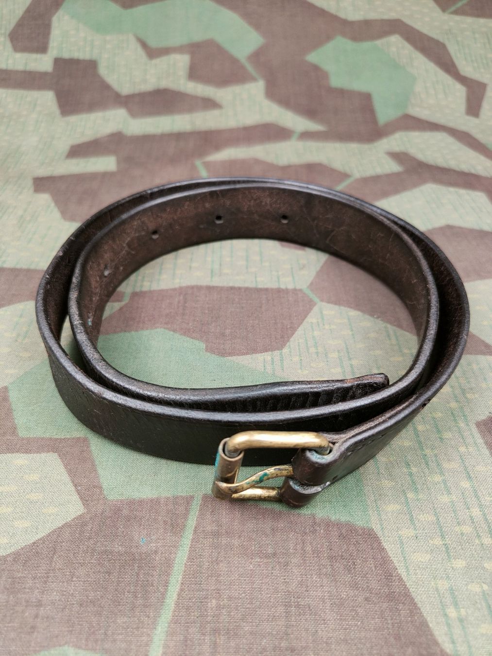 Schweizer Armee Uniformi: Leibgurt Ord. 1869, 100 cm – Usato da Bauma venduto da SwissMilitaria