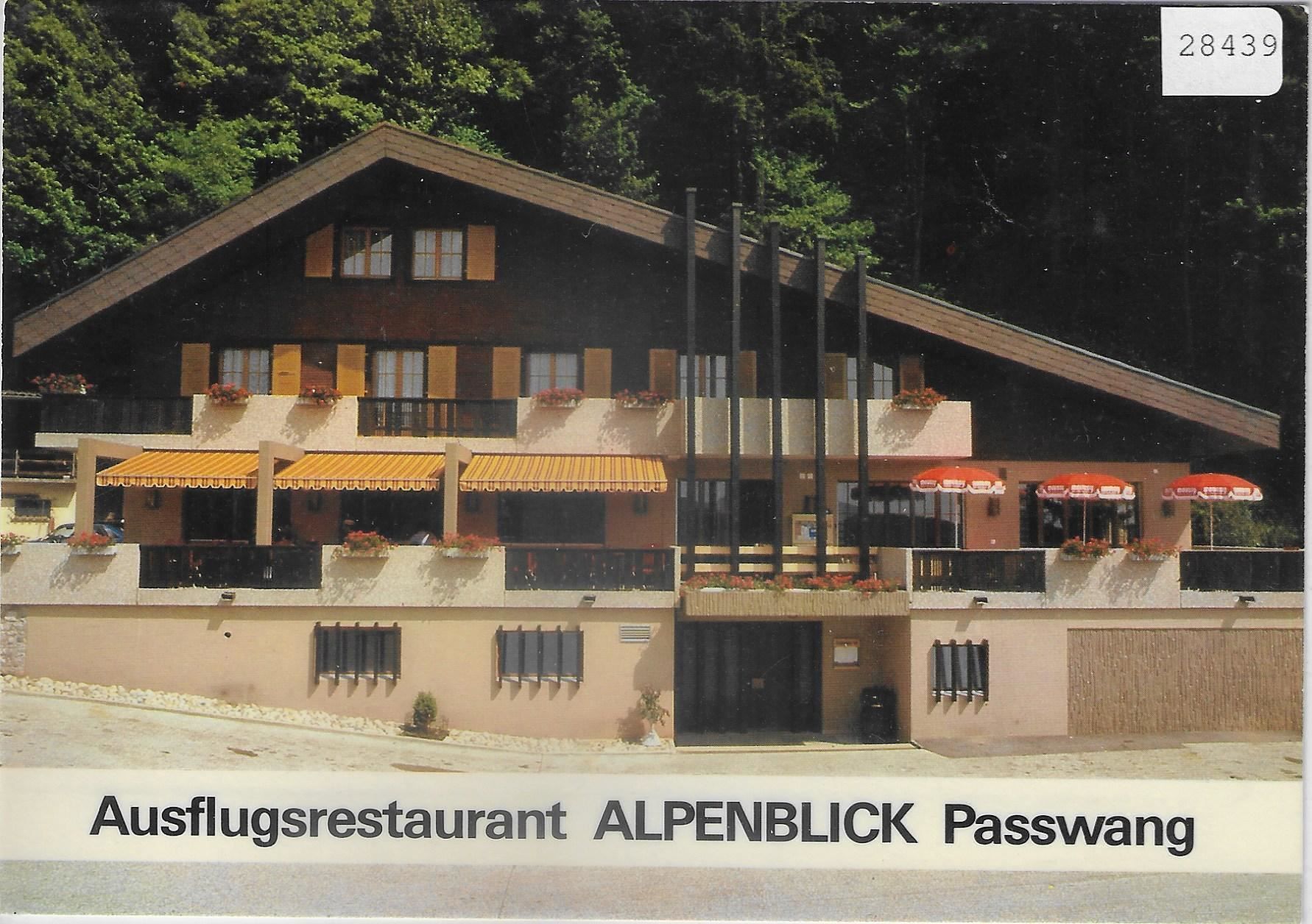 Cartes postales: Restaurant Alpenblick am Passwang – D'occasion à Ettingen par Kartenplanet