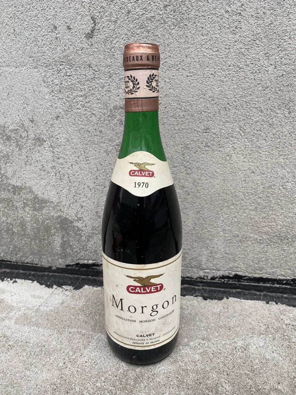 Vins: Morgon 1970 - Wein 0.75l Flasche – D'occasion à Vacallo par cri_229f
