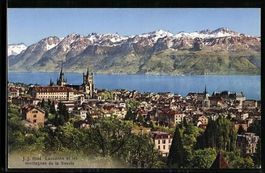 Lausanne, Avec les montagnes de la Savoi