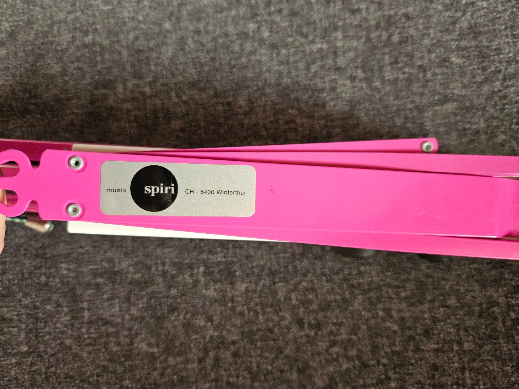 König & Meyer Supports pour instruments & partitions: Notenständer K&M weiss und pink – D'occasion à Staffelbach par Frisco77 2