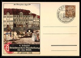 Erfurt, V. Briefmarken-Ausstellung1938 f