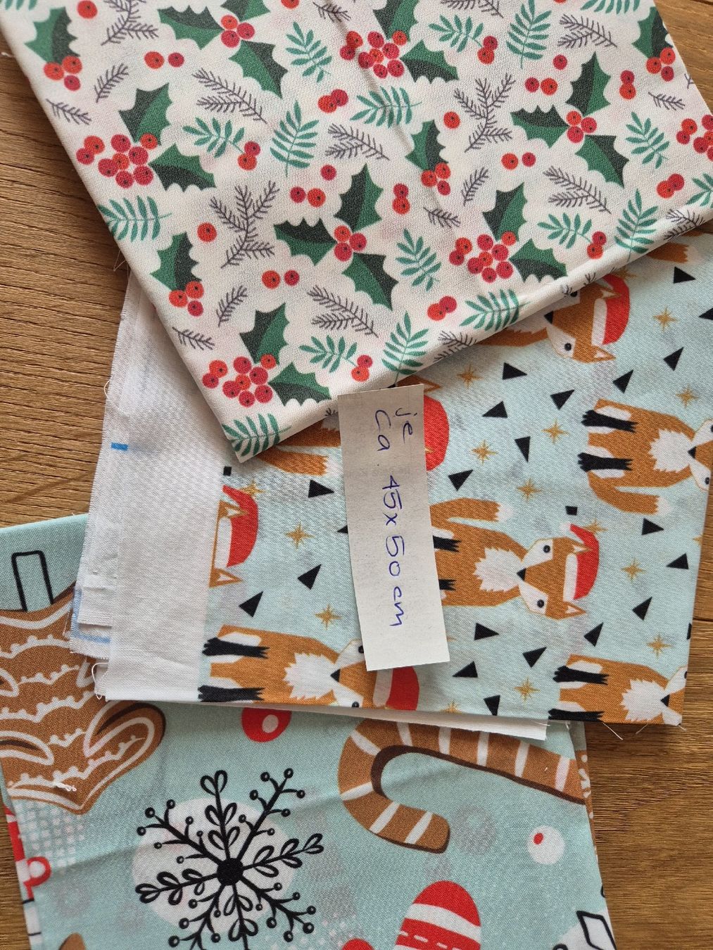 Tessuti: Stoffpaket Weihnachten – Usato da Schwarzenburg venduto da Esja02 2