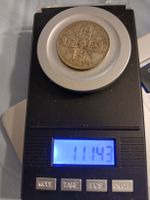 Pièce rare! Florin britannique 1923, argent 